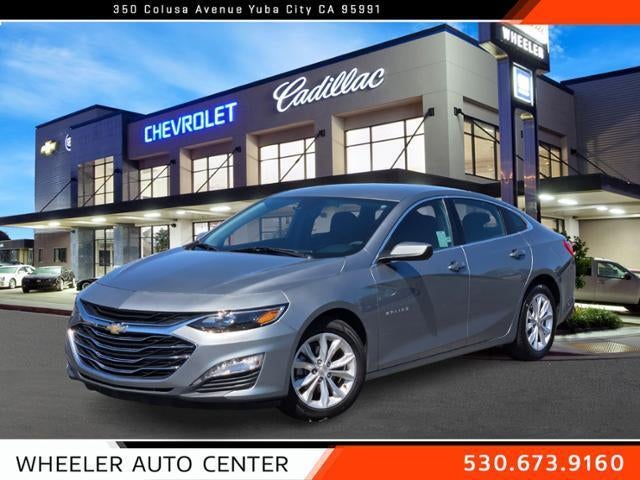 2024 Chevrolet Malibu LT in Gray — front three-quarter view