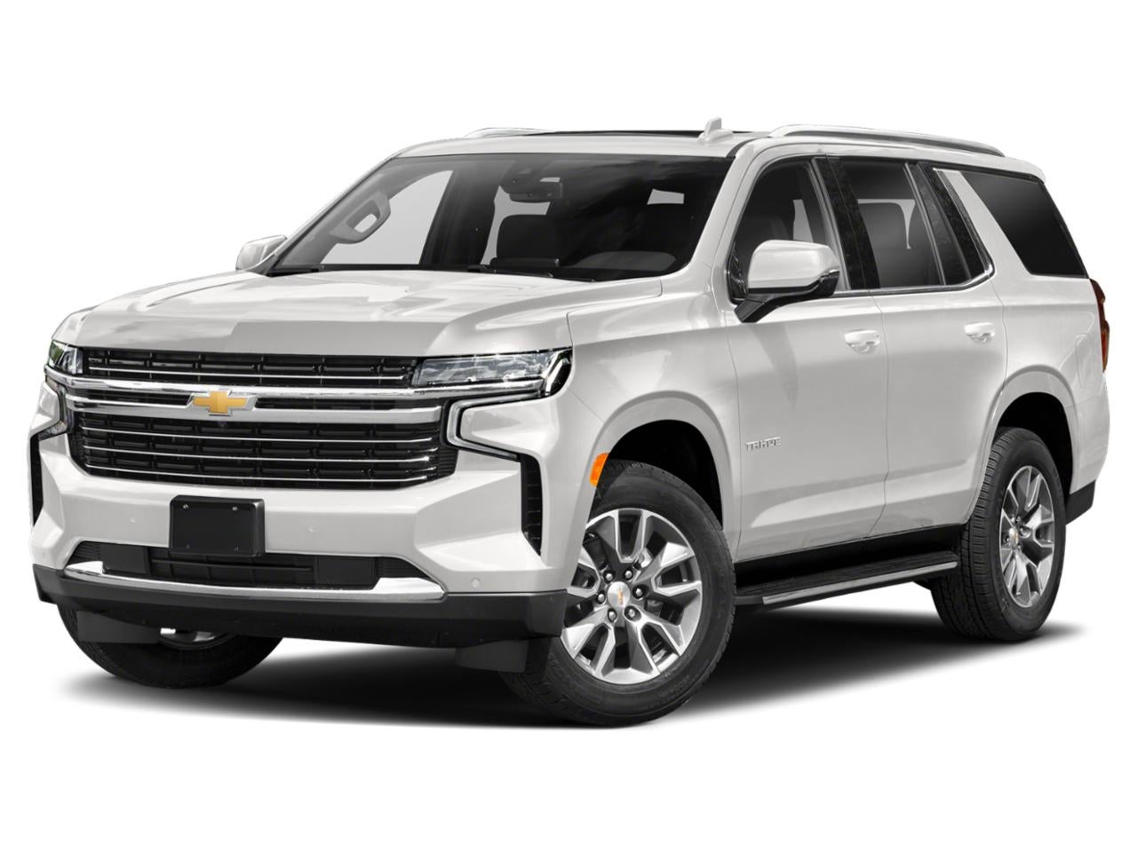 2023 Chevrolet Tahoe 4WD LT in Summit White — front three-quarter view