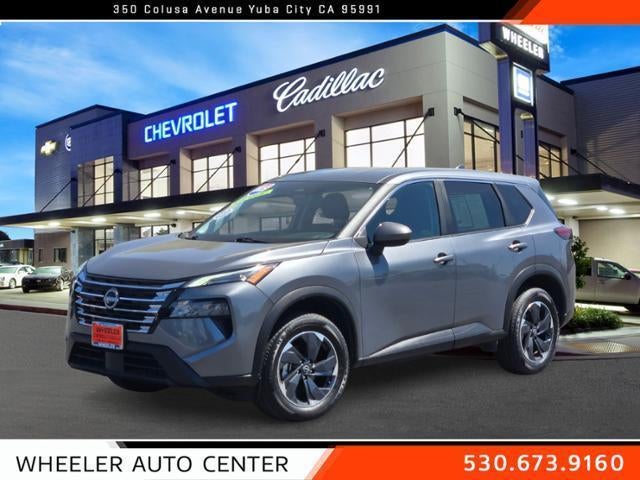2025 Nissan Rogue FWD SV in Gray — front three-quarter view