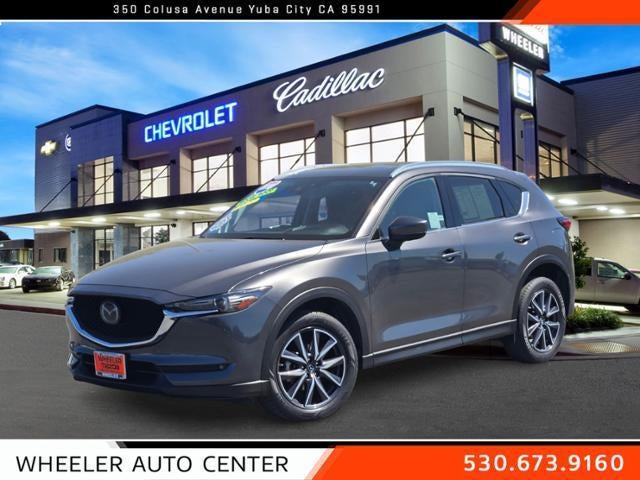 2018 Mazda Mazda CX-5 Grand Touring FWD in Machine Gray Metallic — front three-quarter view