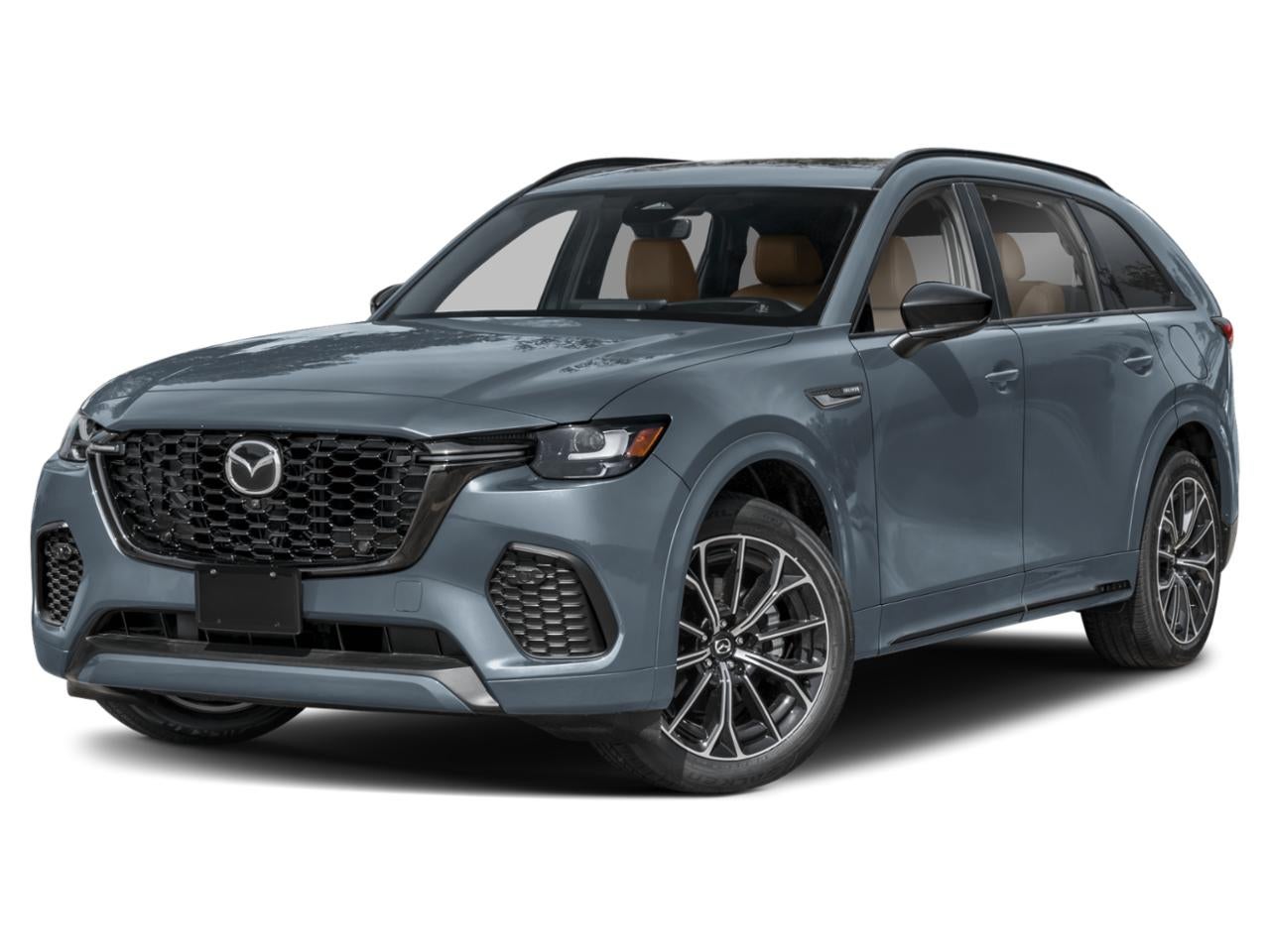 2026 Mazda Mazda CX-70 3.3 Turbo S Premium Plus AWD in Zircon Sand Metallic — front three-quarter view