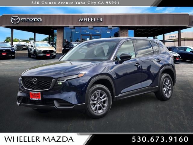 2026 Mazda Mazda CX-5 2.5 S Select AWD in Navy Blue Mica — front three-quarter view